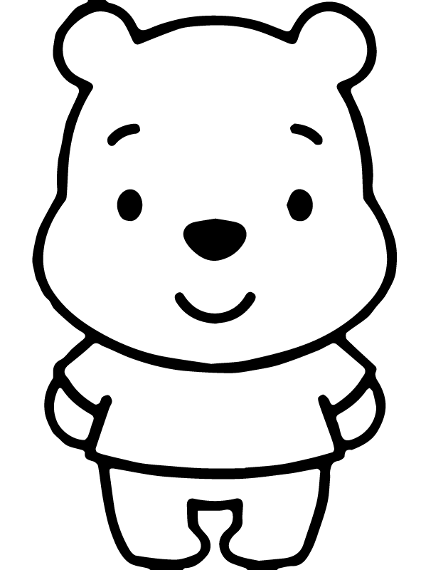 Kids-n-fun.com | Coloring page Disney Cuties baby winnie